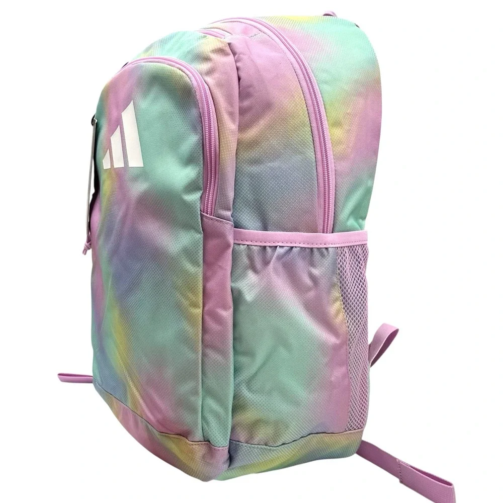 Adidas Girls School Affiliate Backpack Gradient Lilac Multicolor Medium 18X16X5 - Picture 3 of 12
